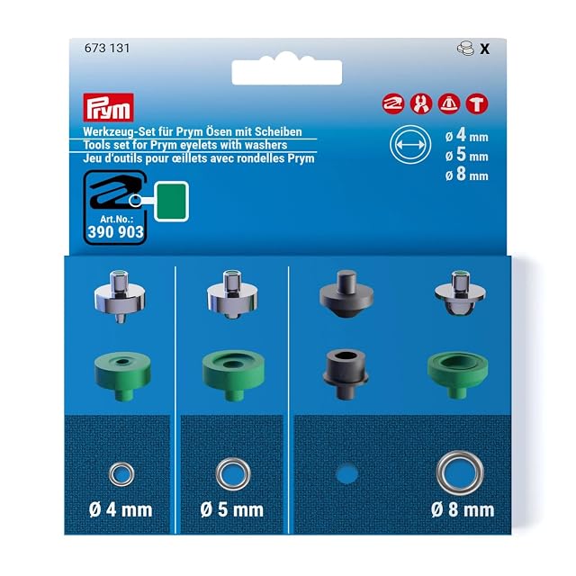 Prym Eyelet Tool Set 4/5 mm, product photograph