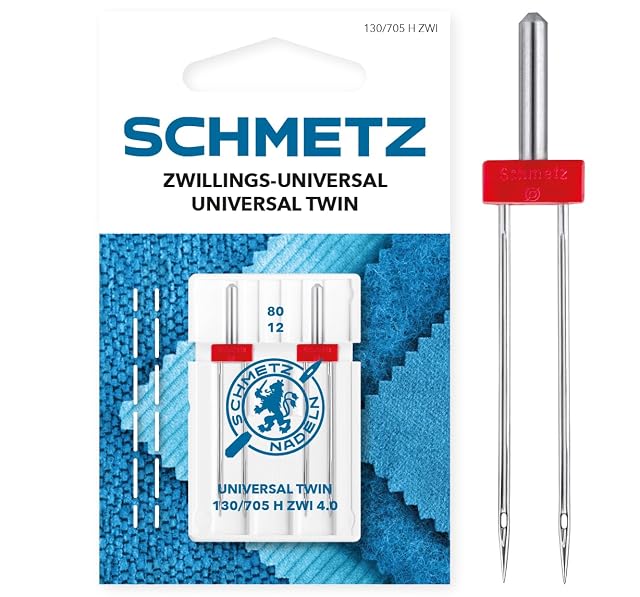 Schmetz Universal Twin 4.0/80, product photograph