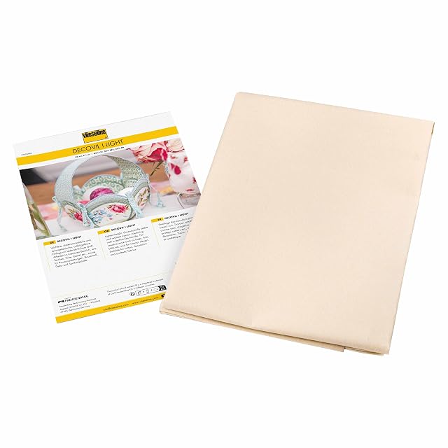 Vlieseline Decovil Light beige fusible interfacing, one metre cut